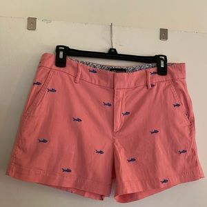 Women’s Shark Patterned Salmon Jones New York Shorts, Size 6